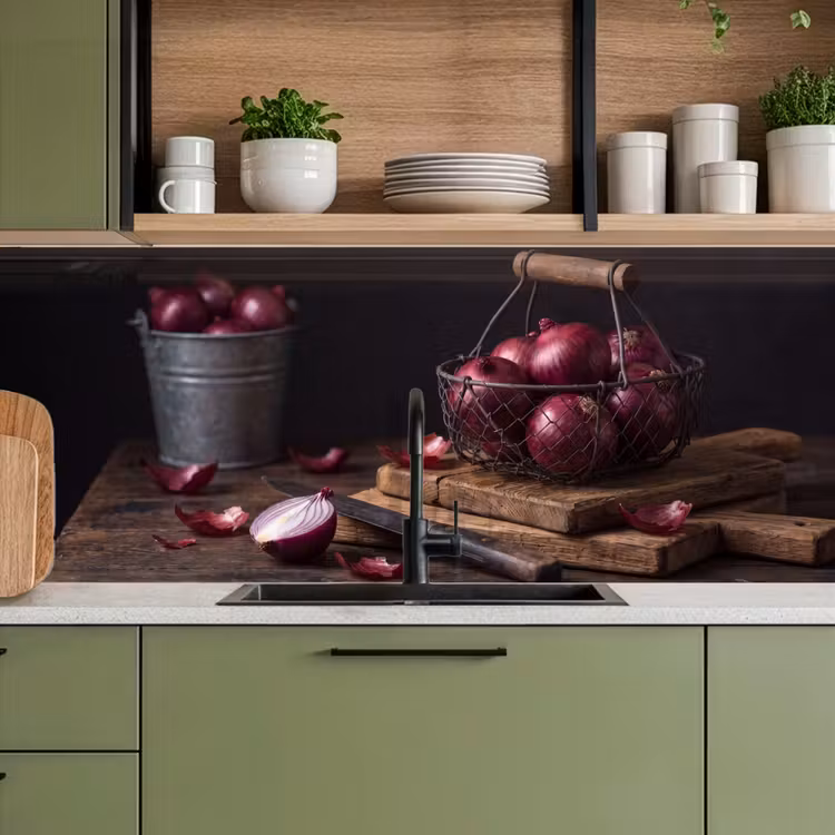 Keuken achterwand - Ui - Eten - Rustiek — 5