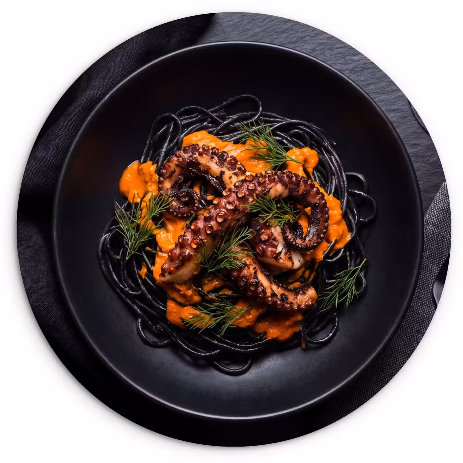 Muurcirkel - Eten - Octopus - Modern — 1