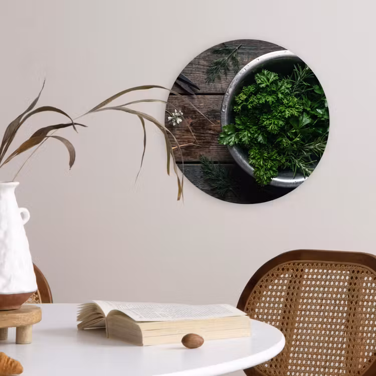 Muurcirkel - Groenten - Hout - Eten — 4