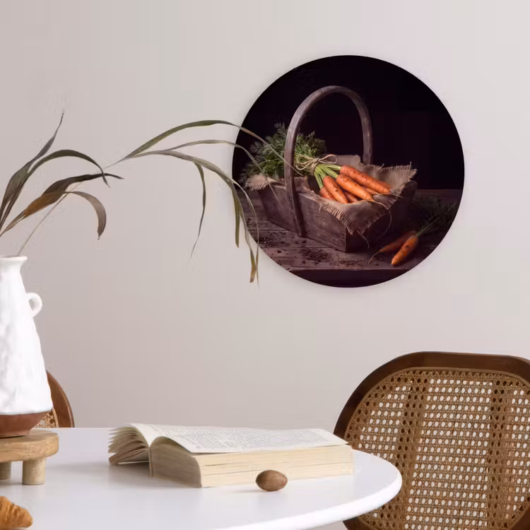 Muurcirkel - Wortels - Mand - Eten — 4