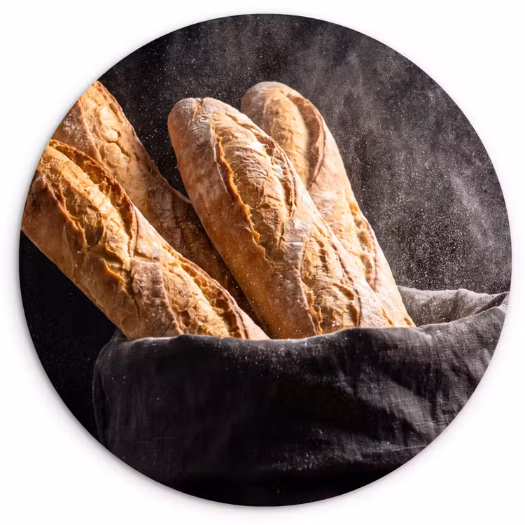Muurcirkel - Brood - Zak - Eten — 1