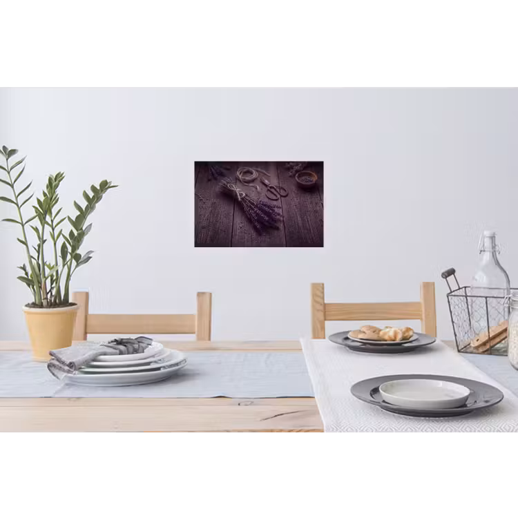 Muursticker - Bloemen - Rustiek - Paars — 3