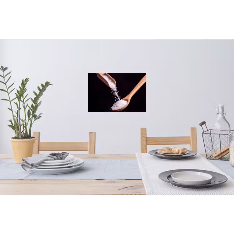 Muursticker - Eten - Zout - Hout — 3