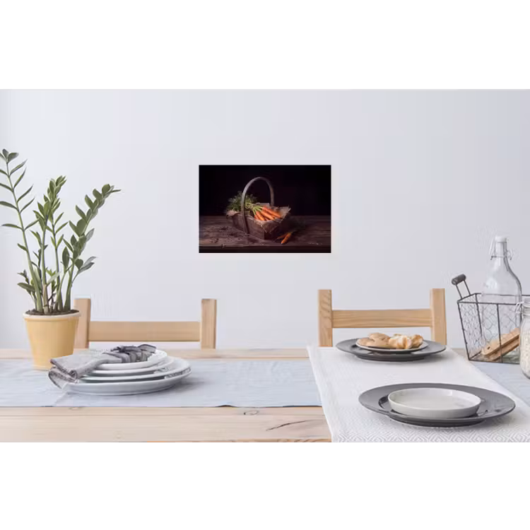 Muursticker - Wortels - Mand - Eten — 3