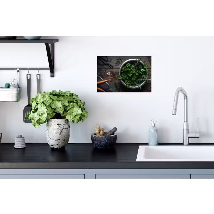 Muursticker - Groenten - Hout - Eten — 2