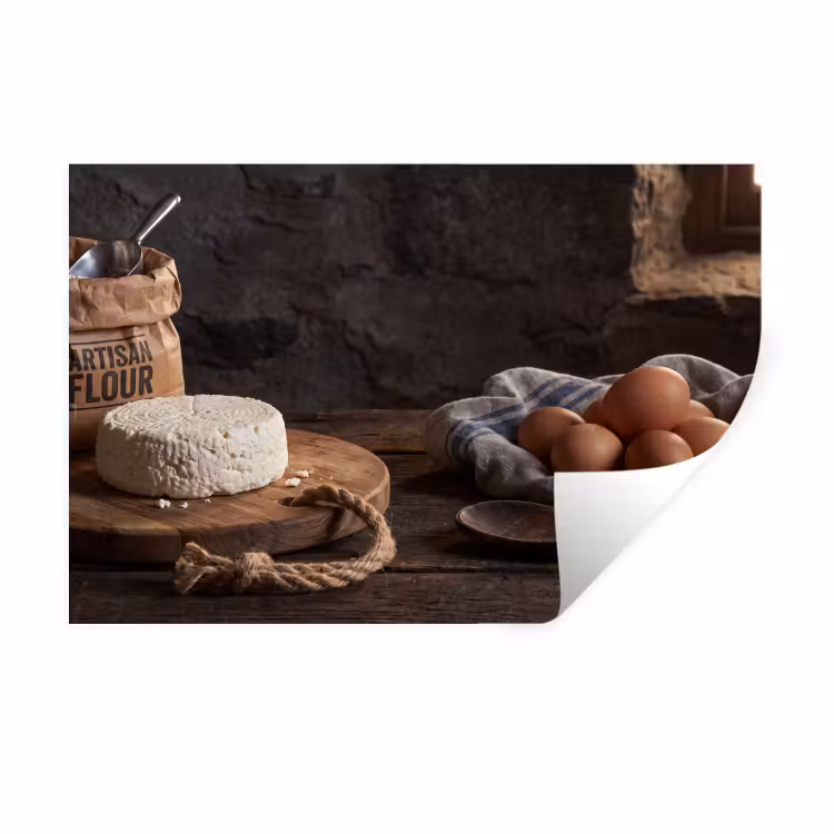 Muursticker - Meel - Eieren - Eten — 1