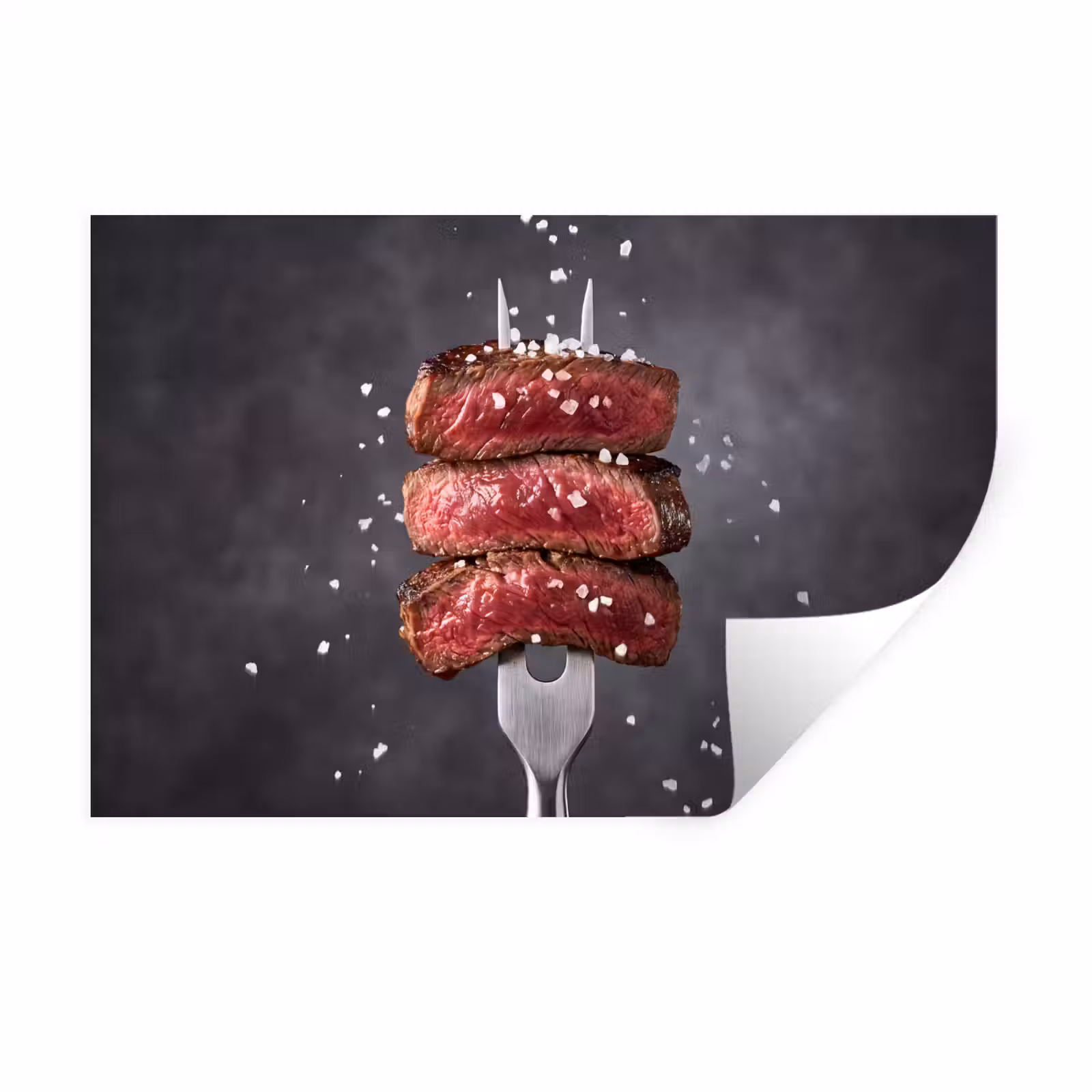 Muursticker - Eten - Vlees - Zout — 1