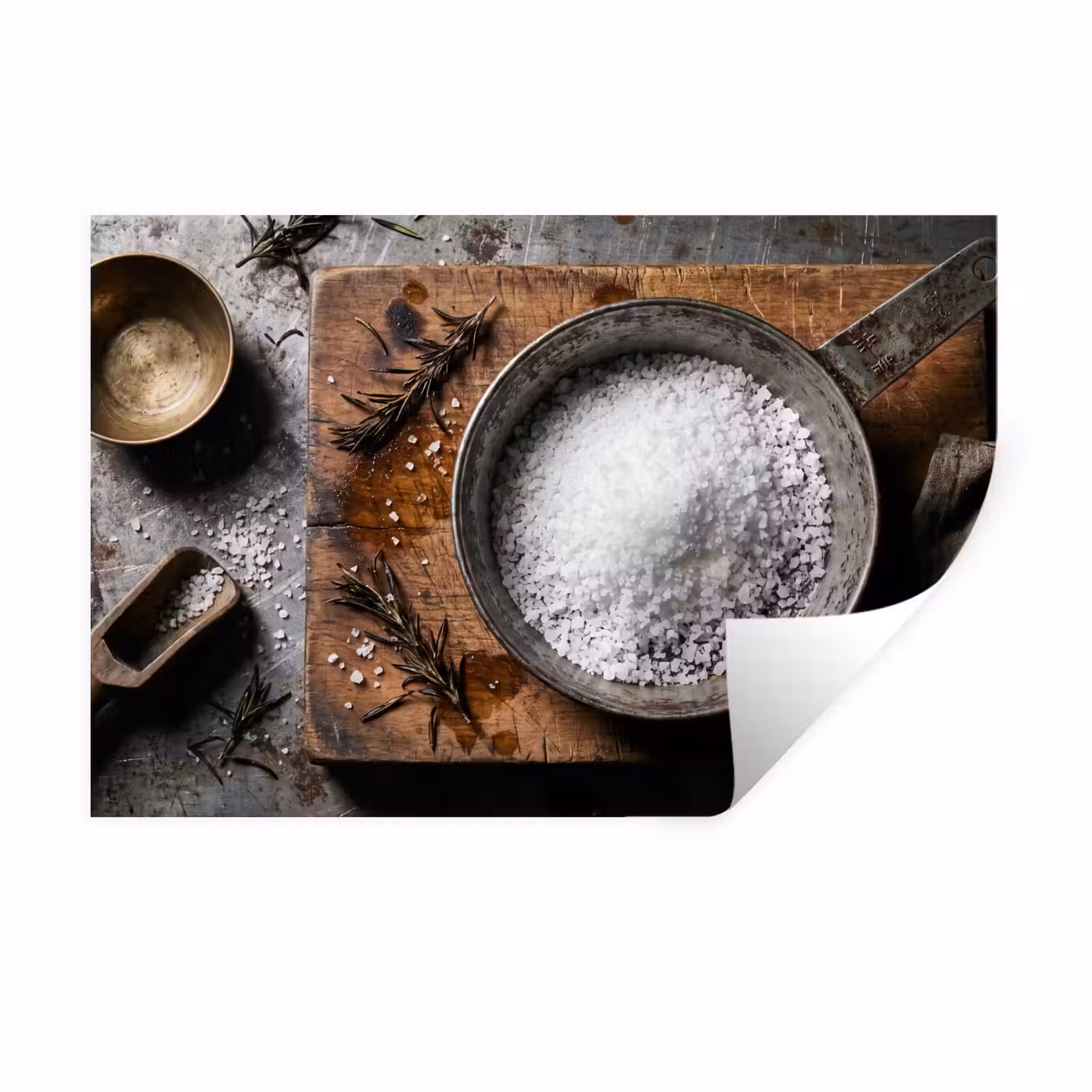 Muursticker - Zout - Keuken - Rustiek — 1