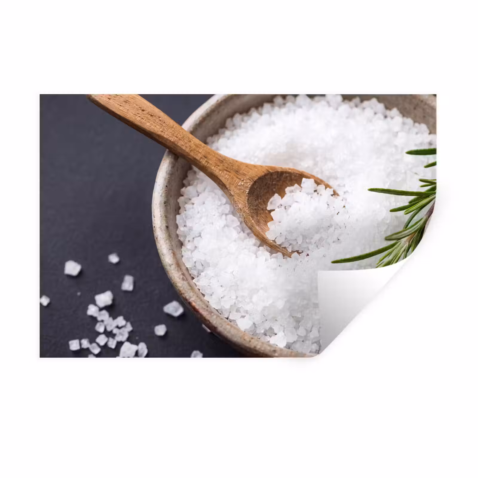 Muursticker - Zout - Kom - Eten — 1