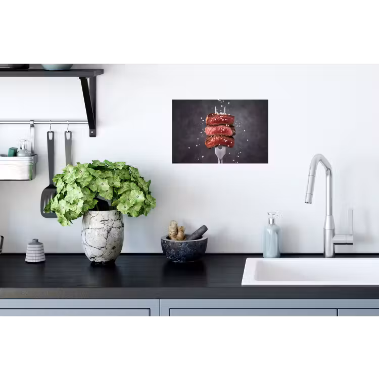 Muursticker - Eten - Vlees - Zout — 2