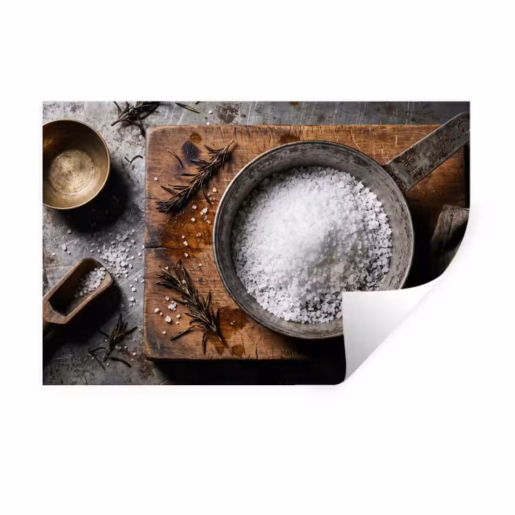 Muursticker - Zout - Keuken - Rustiek — 1
