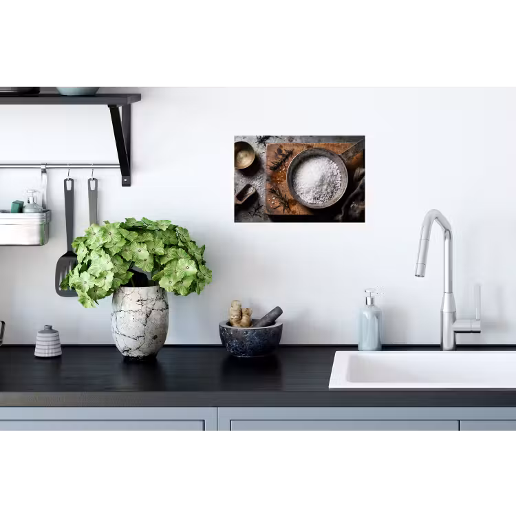 Muursticker - Zout - Keuken - Rustiek — 2