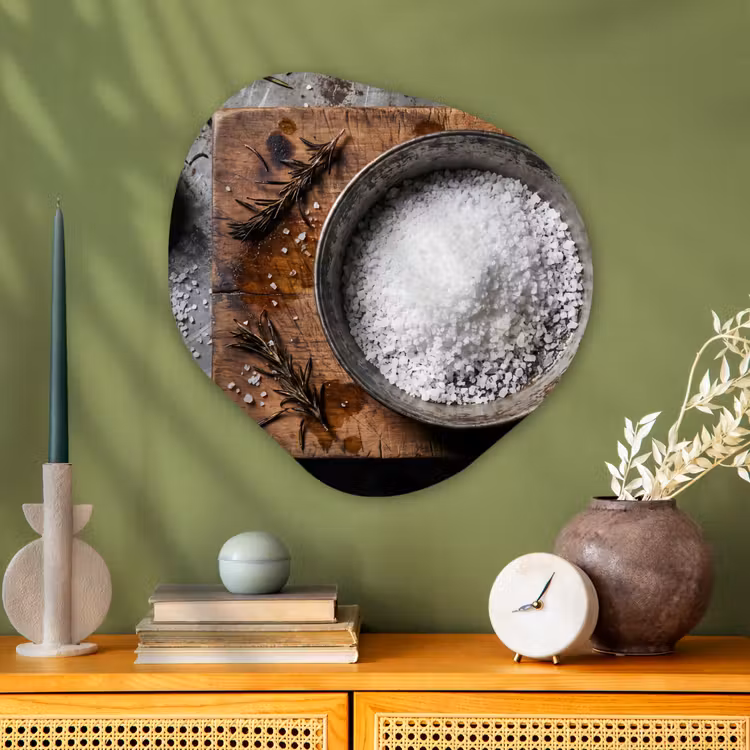 Organische schilderij - Aluminium - Zout - Keuken - Rustiek — 2