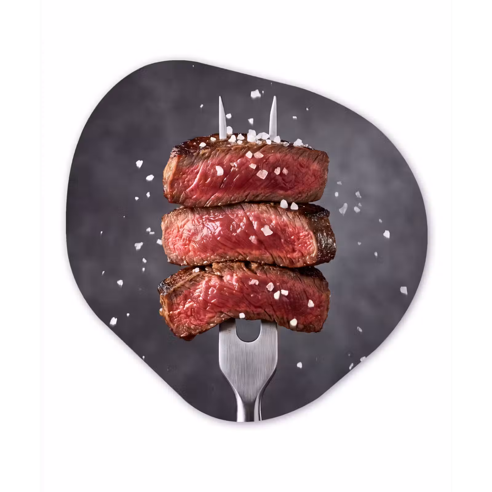 Organisch schilderij - Forex - Eten - Vlees - Zout — 1