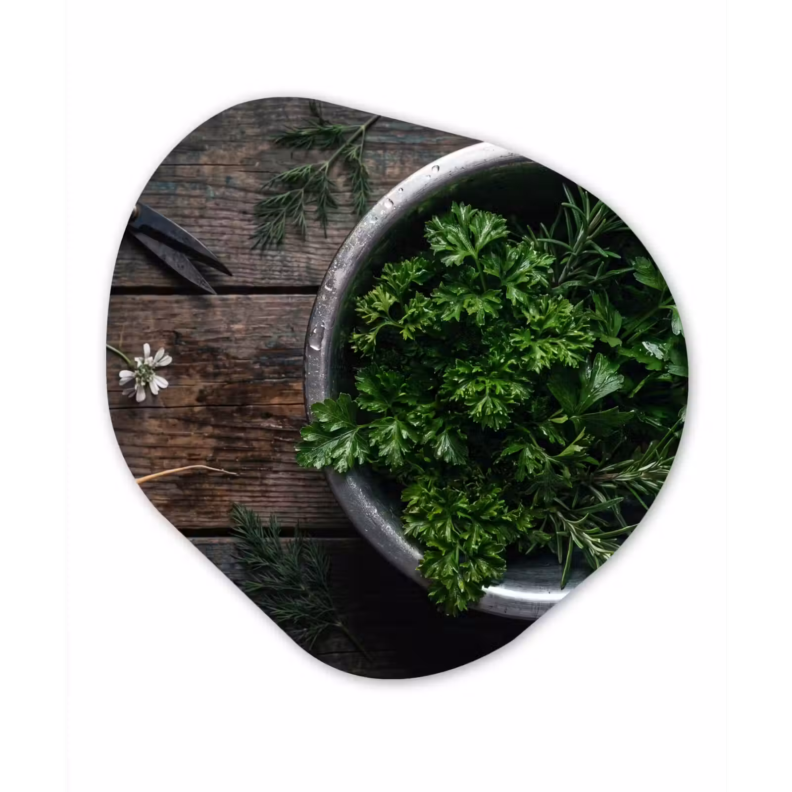 Organisch schilderij - Forex - Groenten - Hout - Eten — 1