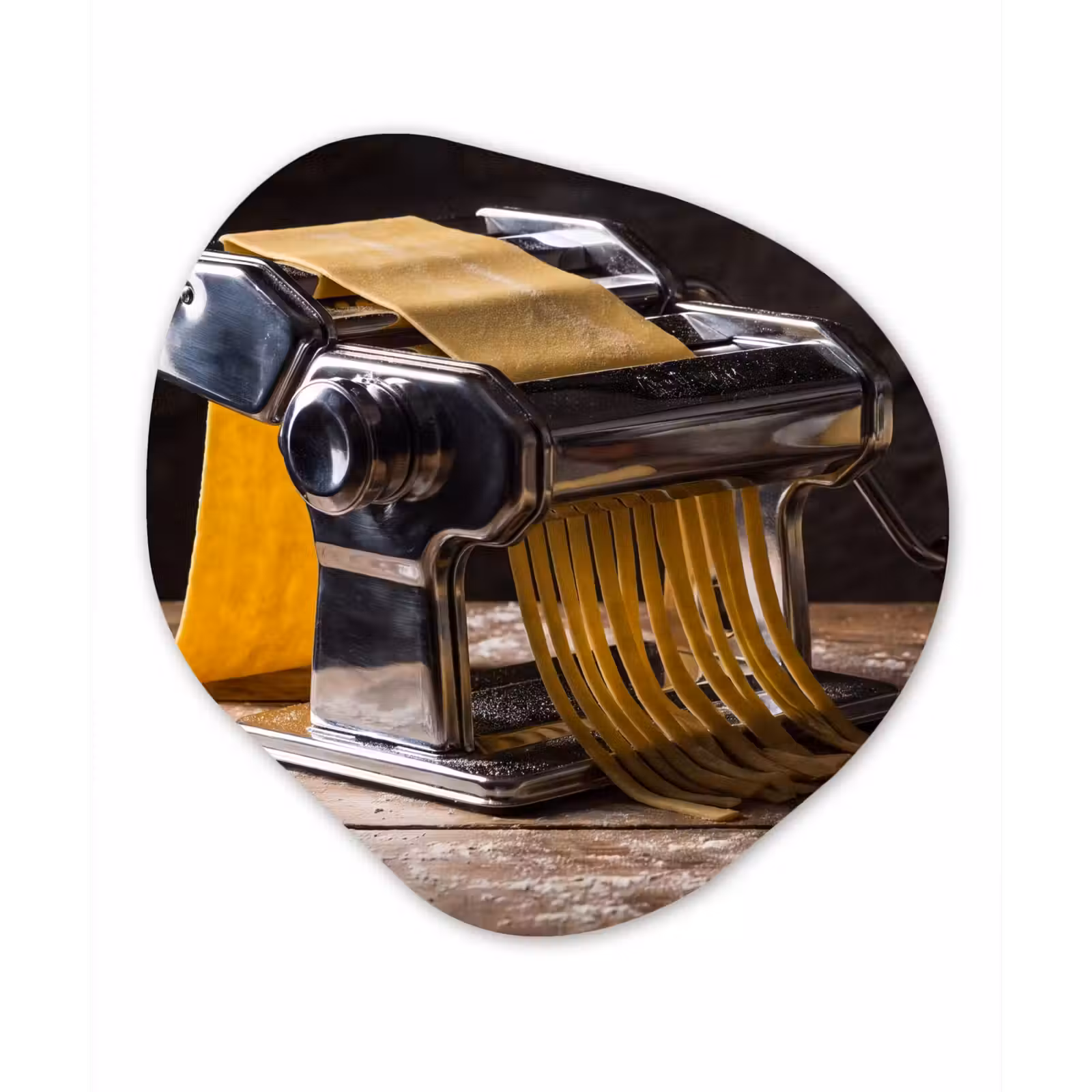 Organisch schilderij - Forex - Pasta - Vers - Koken — 1