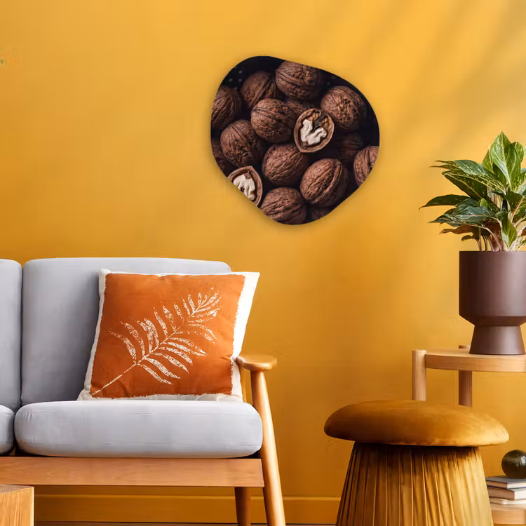 Organisch schilderij - Forex - Walnoot - Eten - Donker — 3