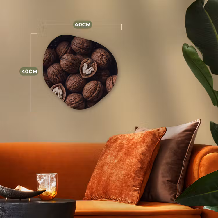 Organisch schilderij - Forex - Walnoot - Eten - Donker — 4