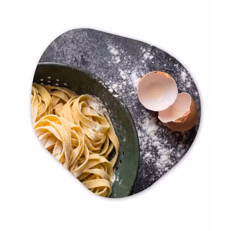 Organische schilderij - Aluminium - Pasta - Keuken - Eten — 1