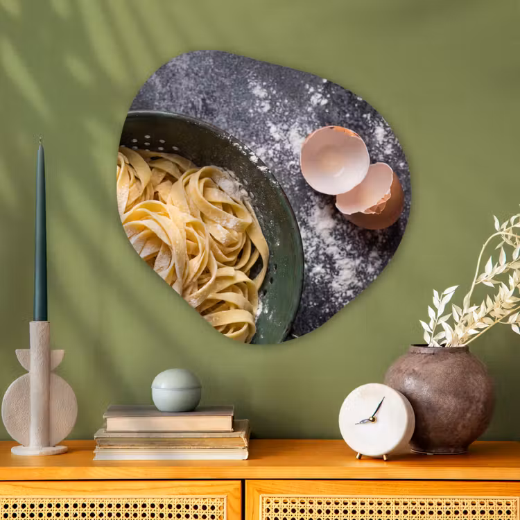 Organische schilderij - Aluminium - Pasta - Keuken - Eten — 2