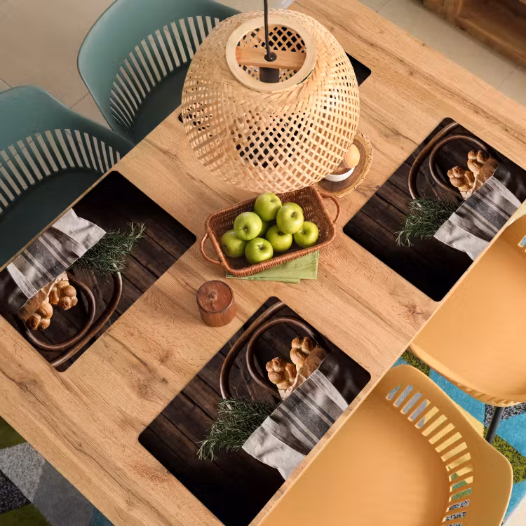 Placemat - 6 stuks - Brood - Kruiden - Eten — 6