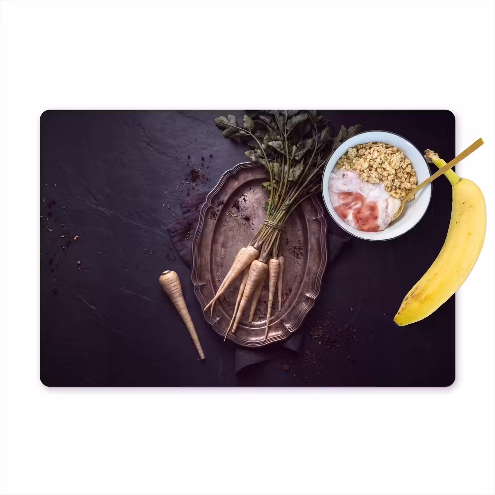 Placemat - 6 stuks - Groenten - Still-leven - Donker — 1