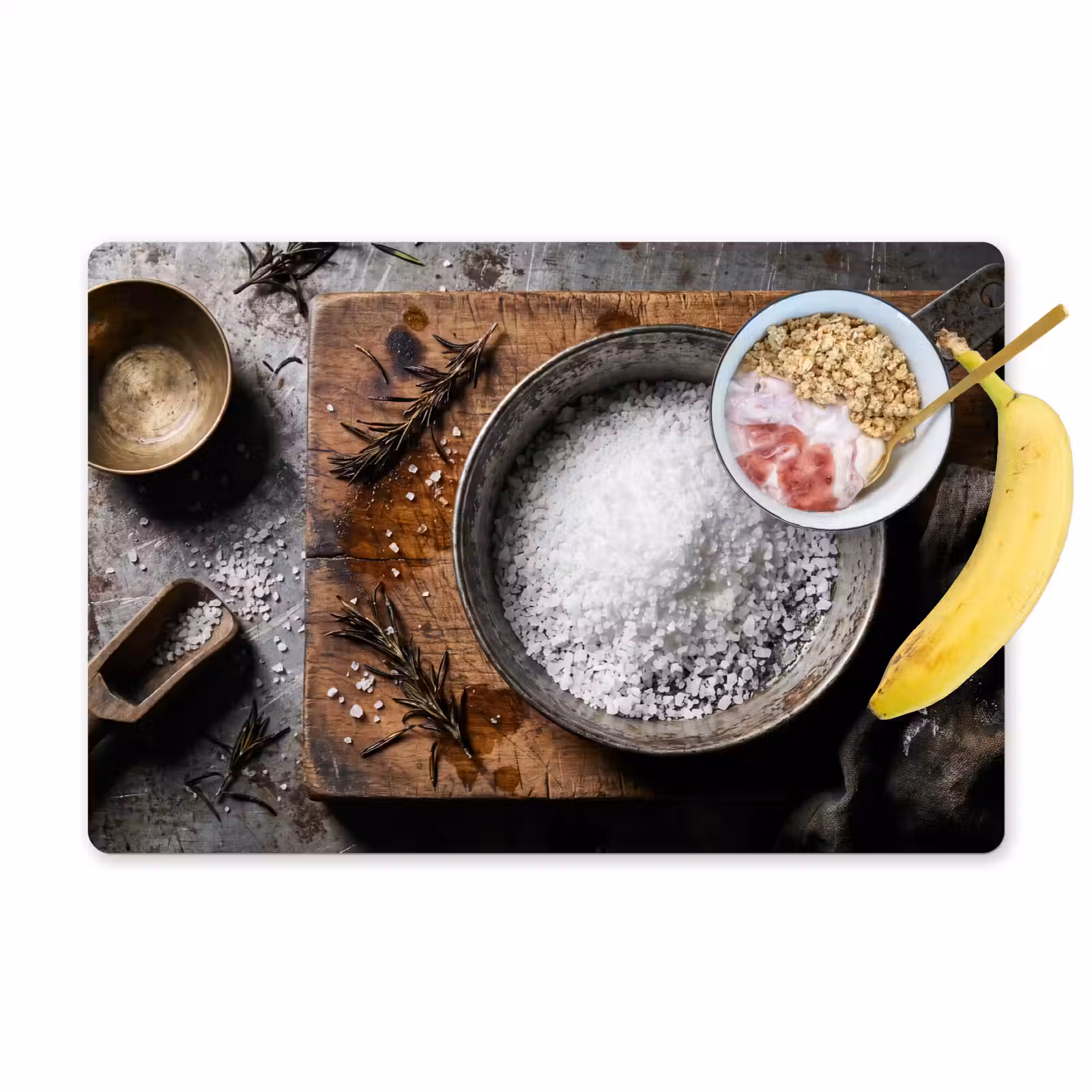 Placemat - 6 stuks - Zout - Keuken - Rustiek — 1
