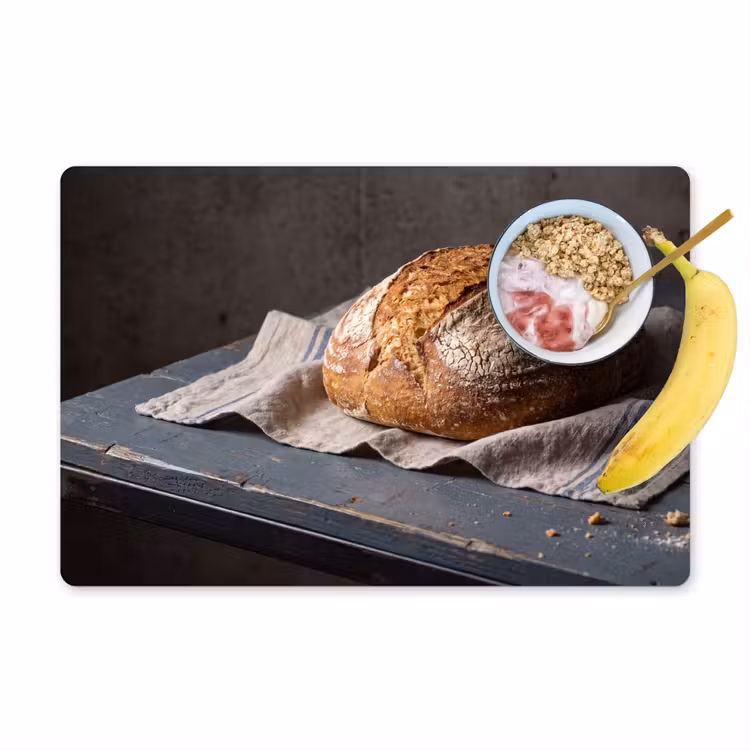 Placemat - 6 stuks - Brood - Rustiek - Eten — 1