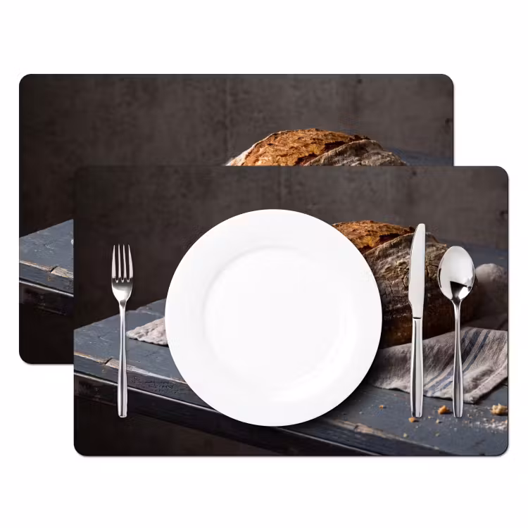 Placemat - 6 stuks - Brood - Rustiek - Eten — 2