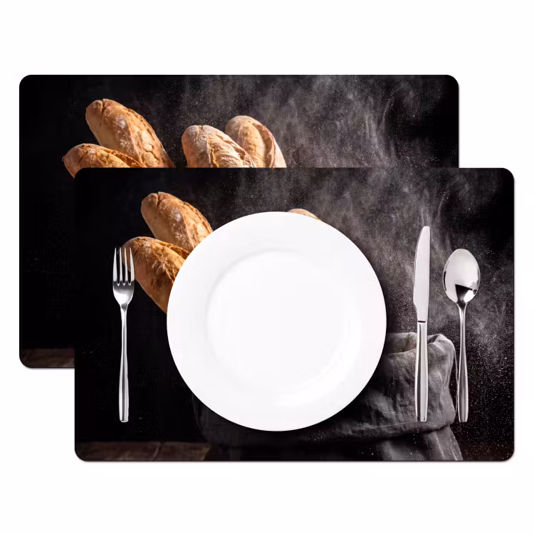 Placemat - 6 stuks - Brood - Zak - Eten — 2
