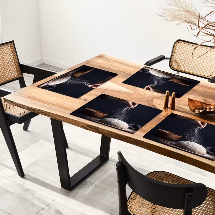 Placemat - 6 stuks - Deeg - Hand - Bakken — 5