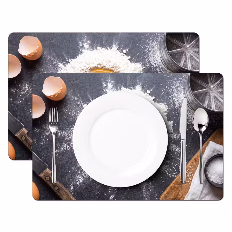 Placemat - 6 stuks - Eten - Bakken - Keuken — 2