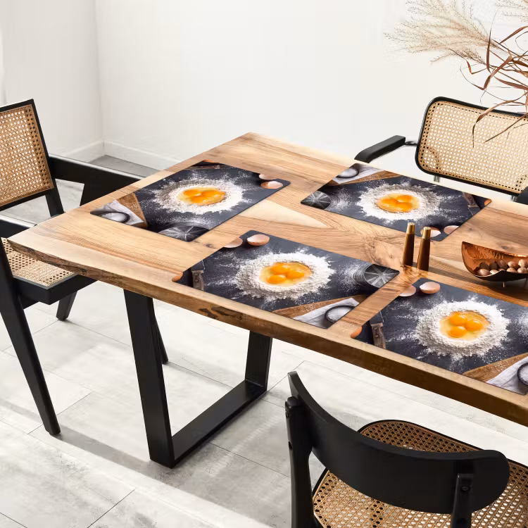 Placemat - 6 stuks - Eten - Bakken - Keuken — 5