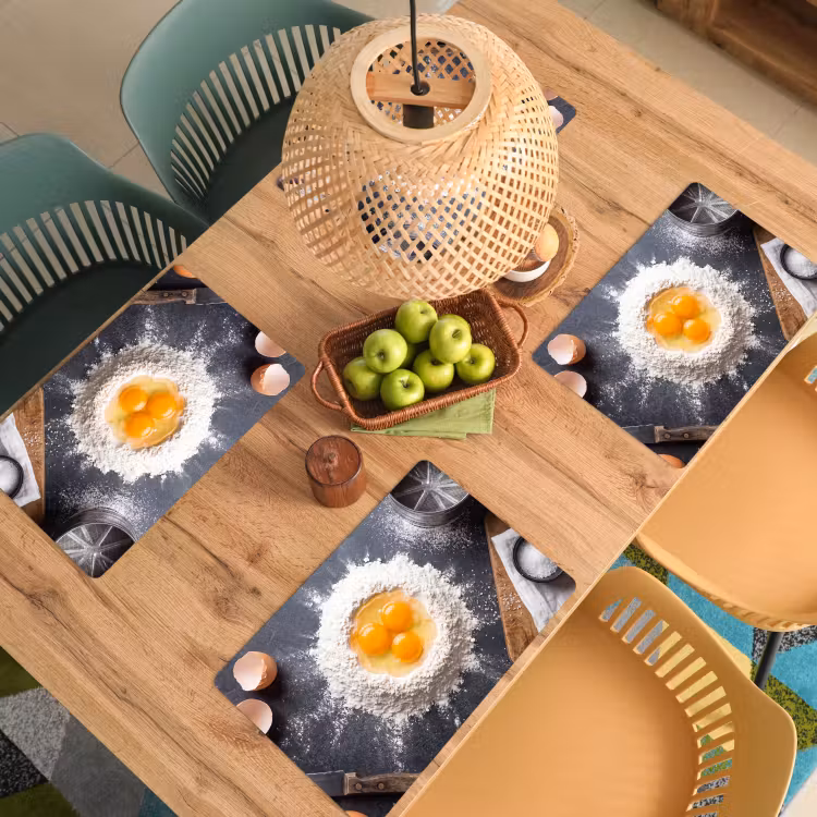 Placemat - 6 stuks - Eten - Bakken - Keuken — 6