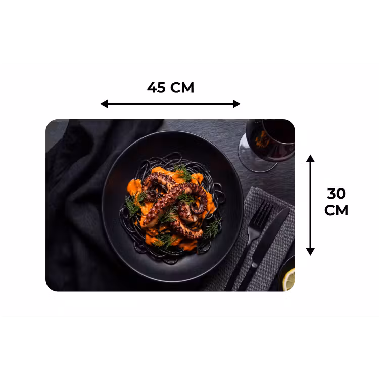 Placemat - 6 stuks - Eten - Octopus - Modern — 3