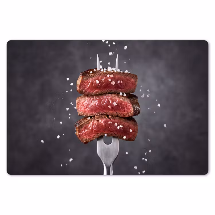 Placemat - 6 stuks - Eten - Vlees - Zout — 7