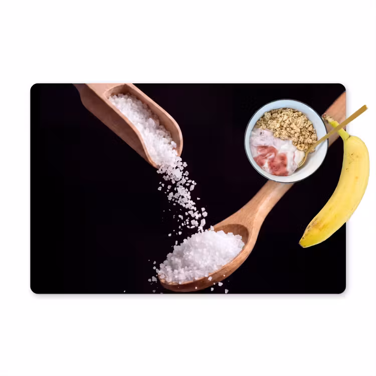 Placemat - 6 stuks - Eten - Zout - Hout — 1
