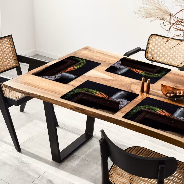 Placemat - 6 stuks - Groenten - Rustiek - Stilleven — 5
