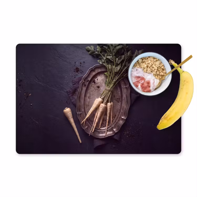 Placemat - 6 stuks - Groenten - Still-leven - Donker — 1