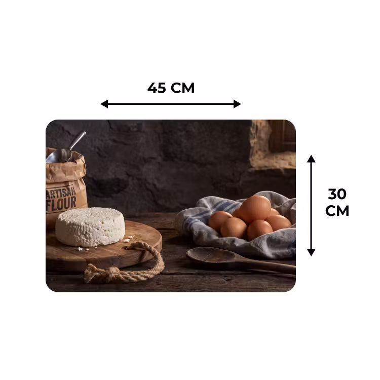 Placemat - 6 stuks - Meel - Eieren - Eten — 3