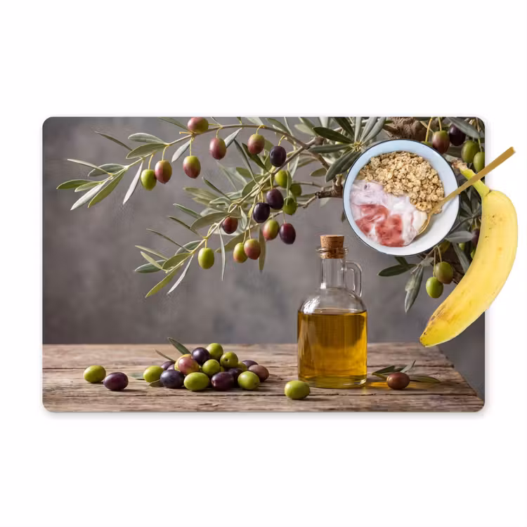 Placemat - 6 stuks - Olijfboom - Olijven - Natuur — 1