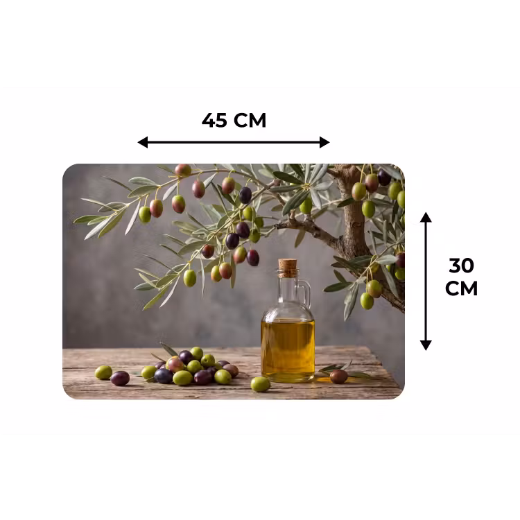 Placemat - 6 stuks - Olijfboom - Olijven - Natuur — 3