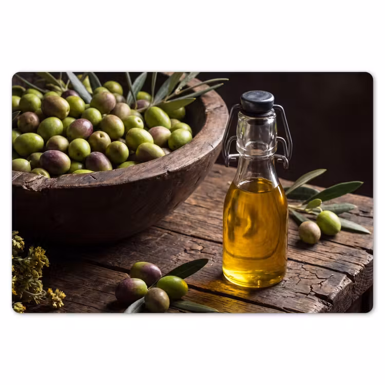 Placemat - 6 stuks - Olijven - Eten - Rustiek — 7