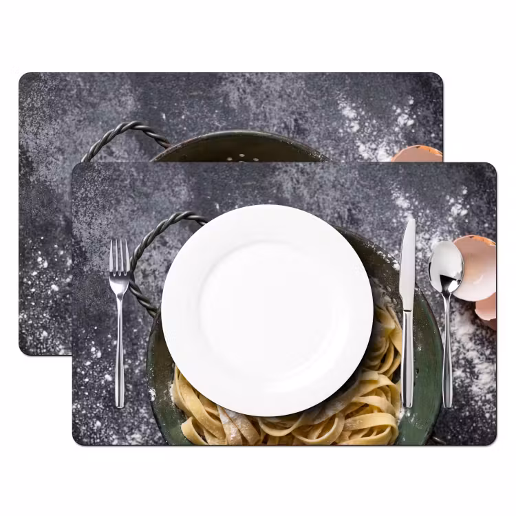 Placemat - 6 stuks - Pasta - Keuken - Eten — 2