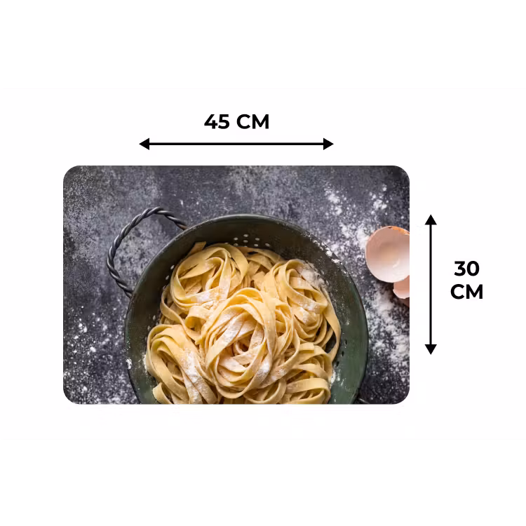 Placemat - 6 stuks - Pasta - Keuken - Eten — 3