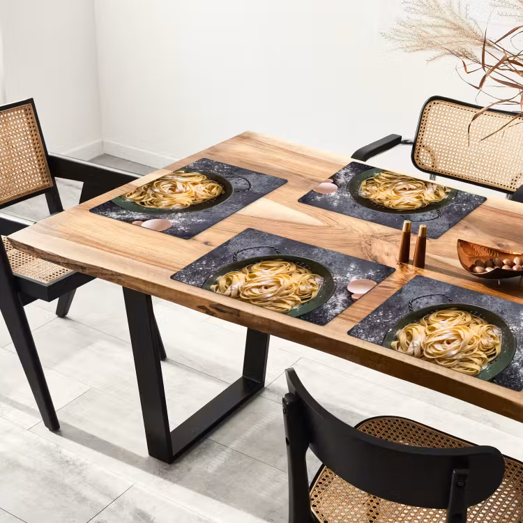 Placemat - 6 stuks - Pasta - Keuken - Eten — 5