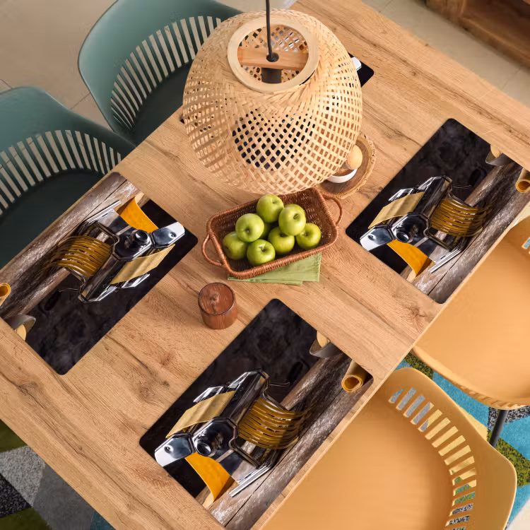 Placemat - 6 stuks - Pasta - Vers - Koken — 6