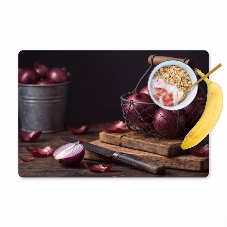 Placemat - 6 stuks - Ui - Eten - Rustiek — 1