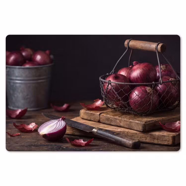 Placemat - 6 stuks - Ui - Eten - Rustiek — 7