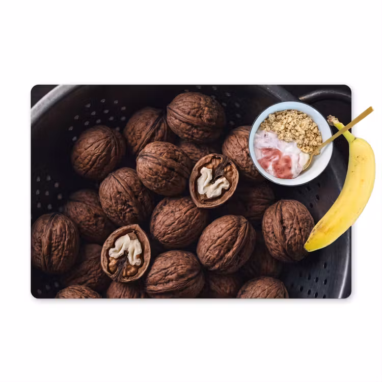 Placemat - 6 stuks - Walnoot - Eten - Donker — 1